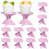 10pcs Dessert Holders for Cupcake Portable for Home and-Blue 6