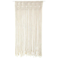 Trouwachtergrond, handgemaakte katoenen wanddecoratie met geweven macramé details, handgemaakte stijlvolle banner voor thuis in Boheemse stijl,
