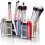 Multipurpose Cosmetic Brushes Storage, Easy Clean Makeup Container, Crystal Clear Acrylic Organizer for Space Saving Vanity Solution 1