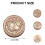 2Pcs Vintage Seal Stamp Head with Exquisite-01.02 combination 4