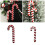 Assorted Color Foam Candy Cane Crutch Shape Hanging-small 3