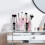 Multipurpose Cosmetic Brushes Storage, Easy Clean Makeup Container, Crystal Clear Acrylic Organizer for Space Saving Vanity Solution 6