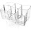 Multipurpose Cosmetic Brushes Storage, Easy Clean Makeup Container, Crystal Clear Acrylic Organizer for Space Saving Vanity Solution 2
