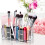 Multipurpose Cosmetic Brushes Storage, Easy Clean Makeup Container, Crystal Clear Acrylic Organizer for Space Saving Vanity Solution 7