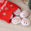 10Pcs Plush Christmas Tree Sphere Ornament Plush Christmas 6