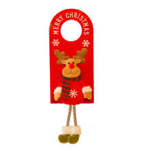 Christmas Santa Door Handle Pendant Festival-Christmas deer