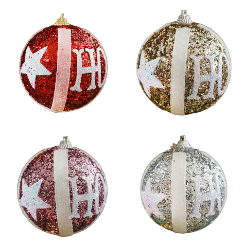 Christmas Tree Baubles Pendant for Home and Office-Silver 2