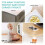 Cuecas com aba de proteção completa, material de PVC extra macio e transparente para conforto ininterrupto, estáveis e atóxicas com forte 8