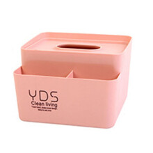 Veelzijdige magnetische organizer voor op kantoor, bureau-organizer met tissuebox. Deze opbergbak voor diverse oppervlakken helpt bij het organiseren