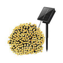 Highly Efficient Solar Christmas Lights, Energy-Saving Outdoor Decorations With Solar Power Supply For Gardens, Trees, Yards, Weddings, Parties (2 Pac