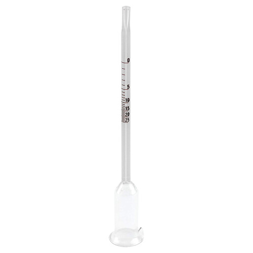 Accurate Hydrometer Meter Tester for Water Alcohol Mixtures, Portable Reusable Wine Making Tool