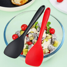Nonstick Kitchen Spoons, Heat Resistant Silicone Cooking Spoon for Cooking and Baking, Protects Non-Stick Coatings, Flexible & Durability for Home