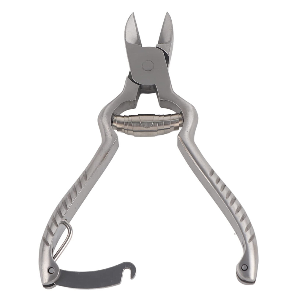 Silver Professional Stainless Steel Cuticle Nipper With Sharp Blades For Manicure Pedicure Salon Home 13.5Cm