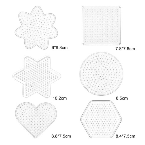 Midi Beads Art Craft Companion, Multiple Shapes Iron Bead Pegboards With Easy To Use Features And Creativity Development Tools 1