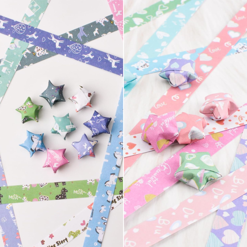 Χαρτί Origami με Τυχερό Αστέρι, Ιδανικό για Πρακτική Ανάπτυξη Δεξιοτήτων, 2