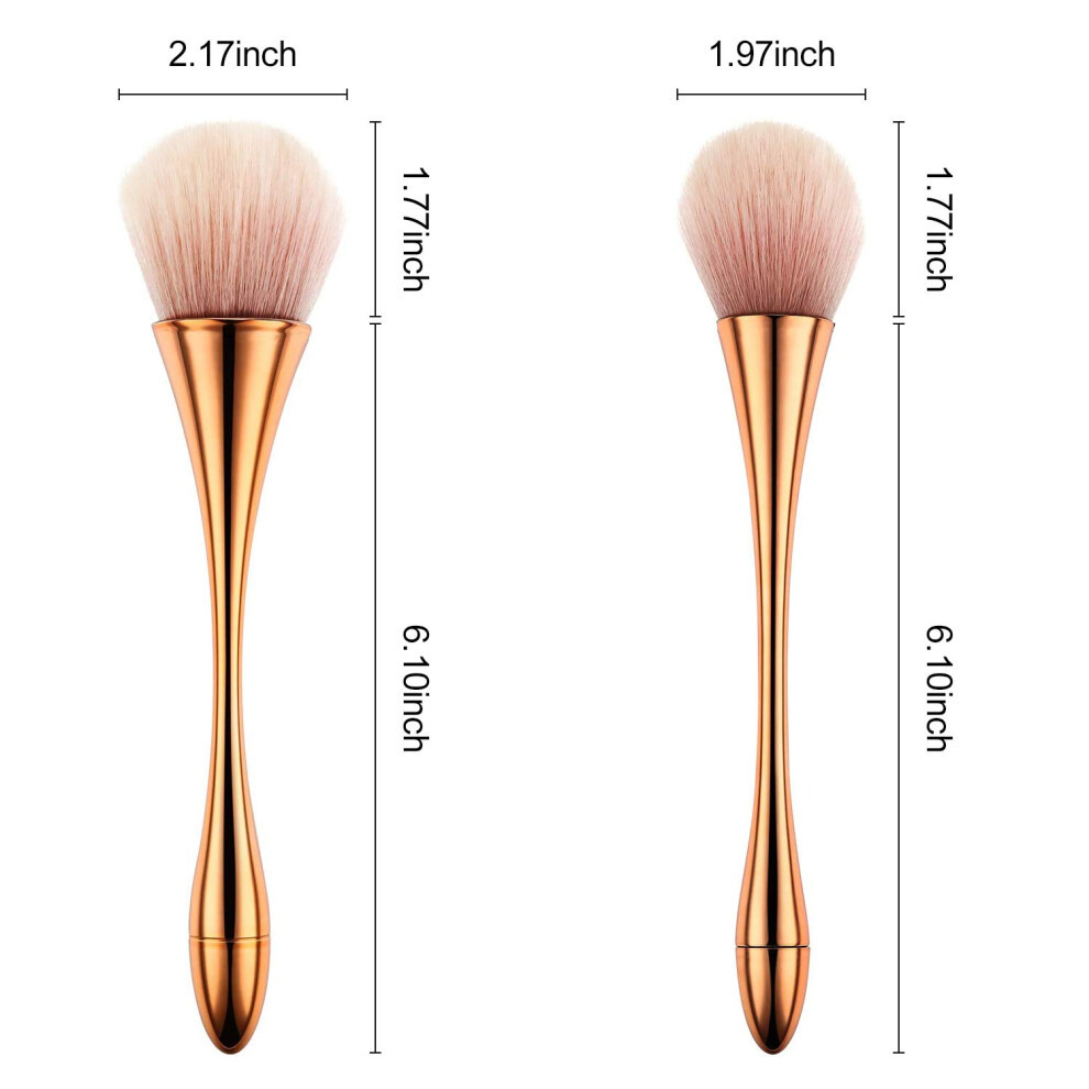 Professional Powder Brush For Daily Makeup, Multifunctional Makeup Brushes With No-Shed Synthetic Bristles, Super Large Mineral Powder Brush For