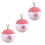 Stylish Christmas Tree Accessory Colorful-Hemp rope snowflake 1