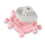 Parakeets Perches Birdcage Rotating Wheel Toy Bird-Pink 1