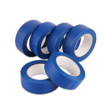 Malerkrepp für Kunstprojekte, Krepppapierklebeband, 3,8 cm x 49,5 m, blaues Abdeckband mit mittlerer Haftung für glatte oder leicht strukturierte
