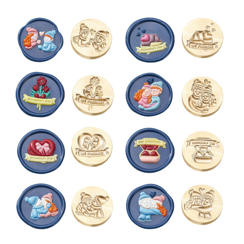 Valentine's Day Sealing Wax Stamp for Wedding Invitation-Gift 2