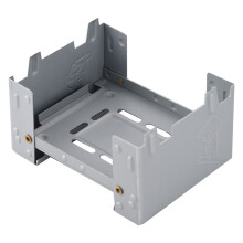 Fogão de bolso dobrável, leve, resistente à corrosão, portátil para cozinhar ao ar livre, compatível com combustível sólido, compatível com