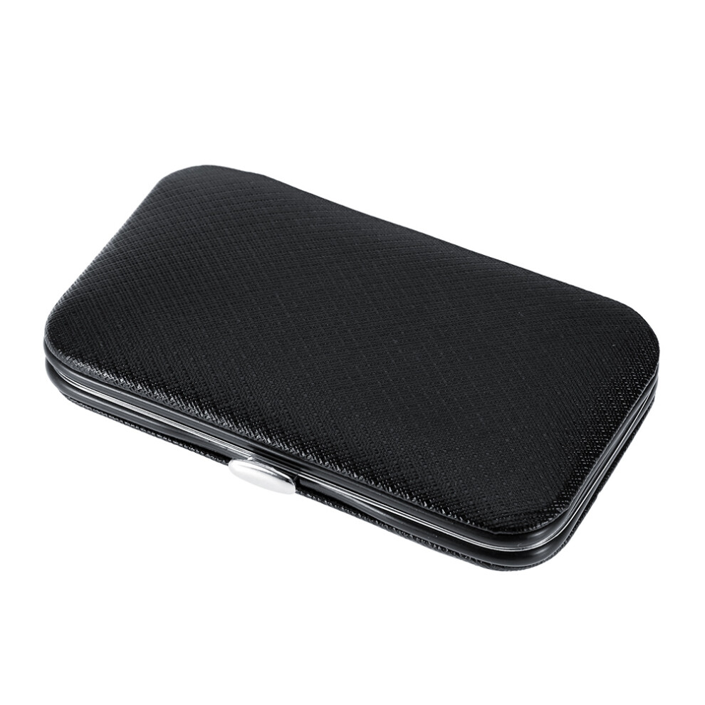 Luxurious Leather Storage Case, High Precision Stainless Steel Tools for Comprehensive Grooming, Professional Manicure and Pedicure Kit with Anti-Acne