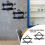 Foldable Design, Wall Mounted Wine Rack with Wine Glass Storage Stand Easy Install Wall Organizer for Kitchen Bar Dining Room, Multi-Function Wall Dec 5