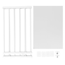 Organizzatore regolabile per armadio, divisorio espandibile per armadi, guardaroba, credenze, cucina e bagno (larghezza 42 cm)