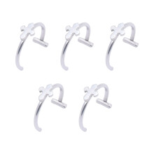 Fashionable Clip On Lip Jewelry Comfortable Wear-Cross style