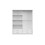 (180CM, WHITE ) LEXUS Gold Sliding Door Wardrobe 3