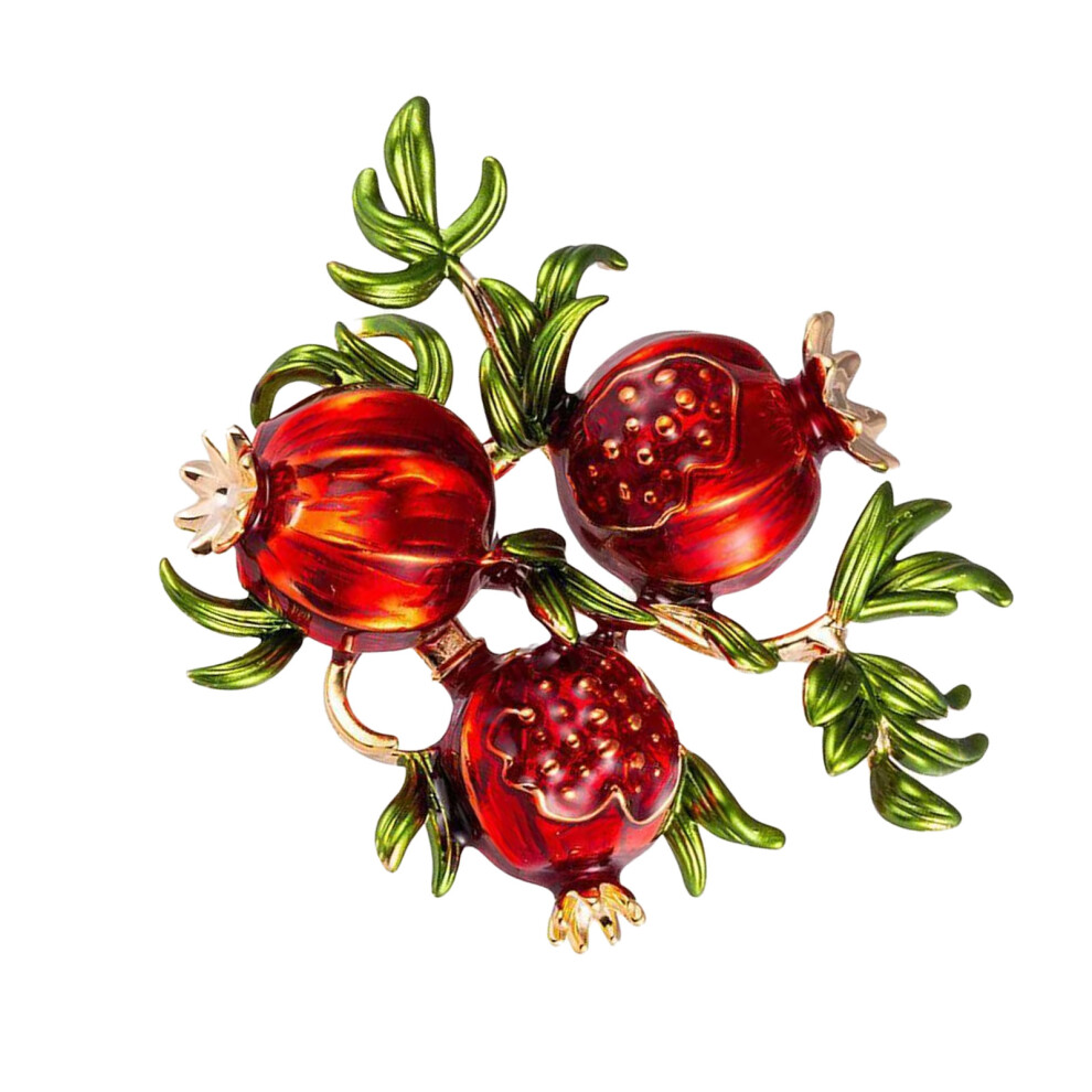 Pomegranate Pin Exquisite Brooch Daily Wear Brooch Handmade