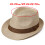 Stylish Straw Bag Panama Hat Sun Shielding Foldable-Dark Grey 4