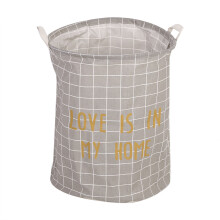 Panier à linge pour la maison et le lavage du linge, panier de rangement élégant et tendance avec fonction pliable, revêtement PE imperméable et