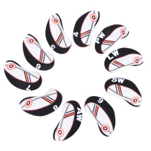 Conjunto de capas protetoras para tacos de golfe em neoprene macio e durável, à prova d'água e poeira, com elasticidade para um ajuste perfeito.