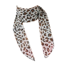 Bandana zakdoek sjaal, zachte hoofddoek voor dagelijks-Wit