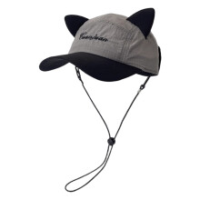 Chapeau de Baseball avec oreilles de chat, avec-Gris avec corde