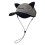 Chapeau de Baseball avec oreilles de chat, avec-Gris avec corde 1