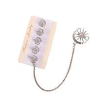 Alloy Islamic Cultural Emblem Set Fashion Clothing-Silver 4