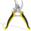 Pruning shears with stainless steel blade and non-slip handle 2