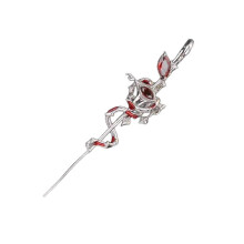 Ear Cuff Detailed Craftsmanship Alloy Texture Ear Pin-Red