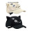 Chapeau de Baseball avec oreilles de chat 3D, avec sangle-Noir 4