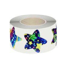 500Pcs/Roll Colorful Star Stickers for Kids Students-Q203