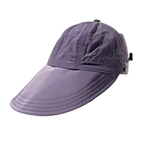 Chapeau queue de cheval en coton à séchage rapide,-Violet