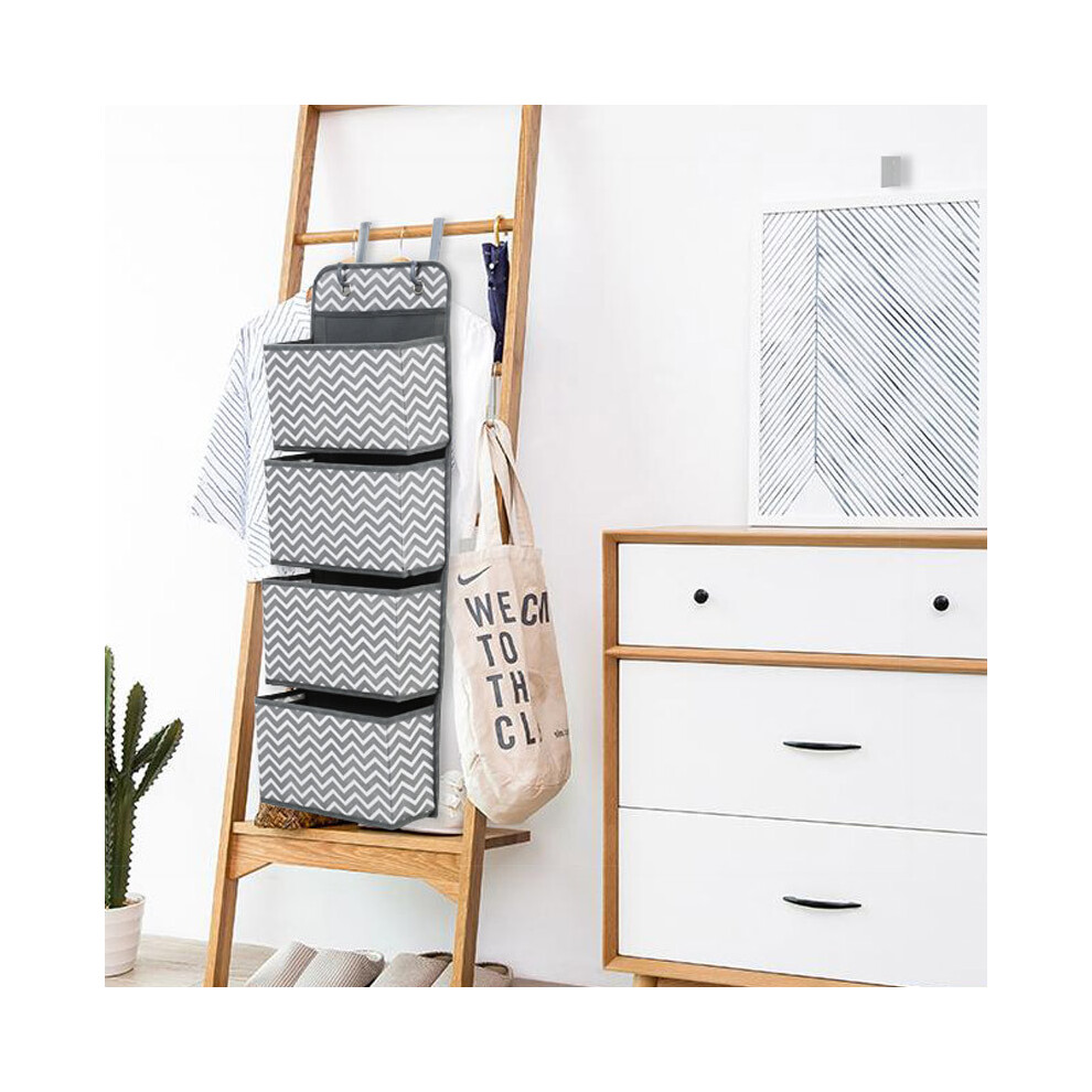 Wall Mount Organizer For Office And Home, Breathable Fabric With Cardboard Reinforcement Ensures Durability And Functionality, Solid Construction For 9048212390671