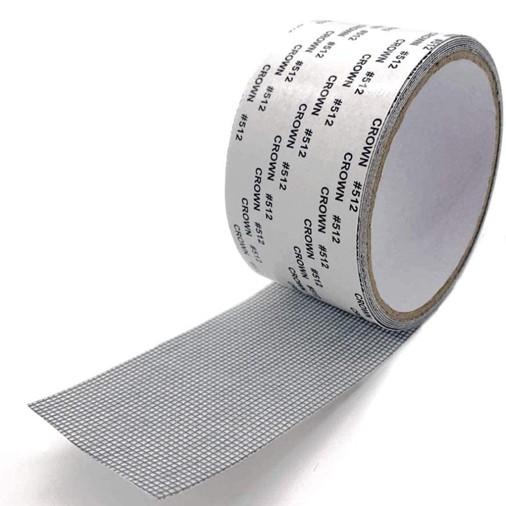 Screen Tape For Window Screen Repair, Fiberglass Screen Tape Mesh Repair With Strong Adhesive, Tear-Resistant Easy Install For All Your Screen Fixing 9198585163379
