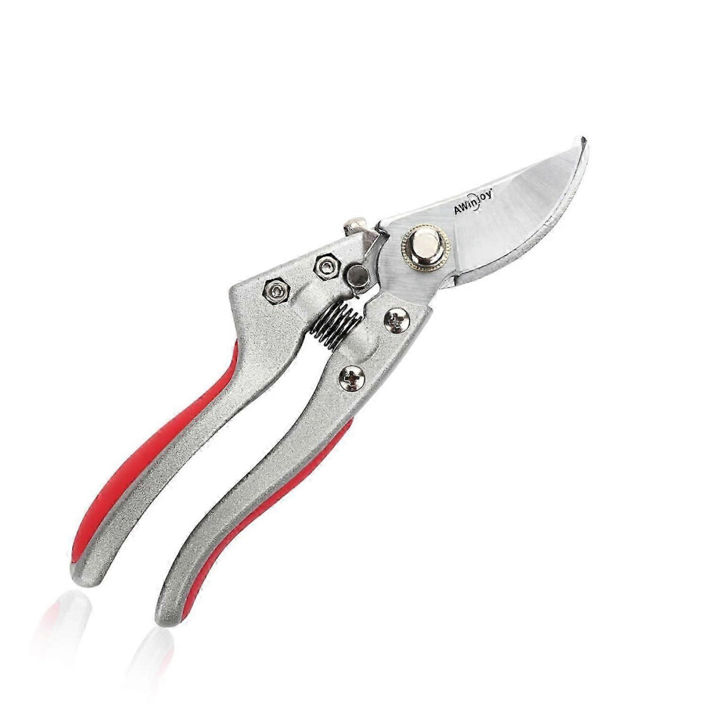 Stainless steel pruning shears - Thick-bladed gardening tool for branches and flowers
