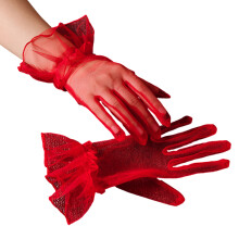 Bruidshandschoenen Promaccessoire voor opera's-rood