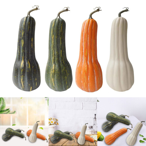 Artificial Pumpkins Realistic Fake Foams Pumpkins for-White 2