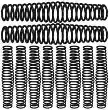 (5.50 x 1.00 x 1.00 cm - Black) Pack of 10 long-reach replaceable pruning shears springs, gardening supplies