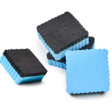 Ergonomic Design Foam and Black Felt Eraser, Microfiber Material Versatile Application, Washable High Density Felt For Whiteboard, Quiet Erasing Comfo